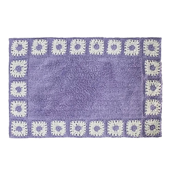 Wild Sage Bath New Wild Sage Lavender And White Crochet Pattern 2 X 33 00 Cotton Bath Rug